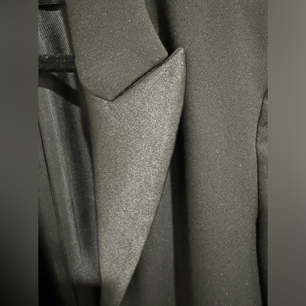 Zara Black Blazer with Satin Collar - Picture 5 of 5